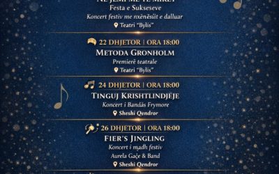 Magjia e Festave ka nisur në Fier! Ndiqni kalendarin dhe bëhuni pjesë e çdo momenti magjik.