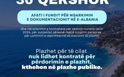 📢 Njoftim për subjektet që ushtrojnë veprimtari në stacionet e plazhit
